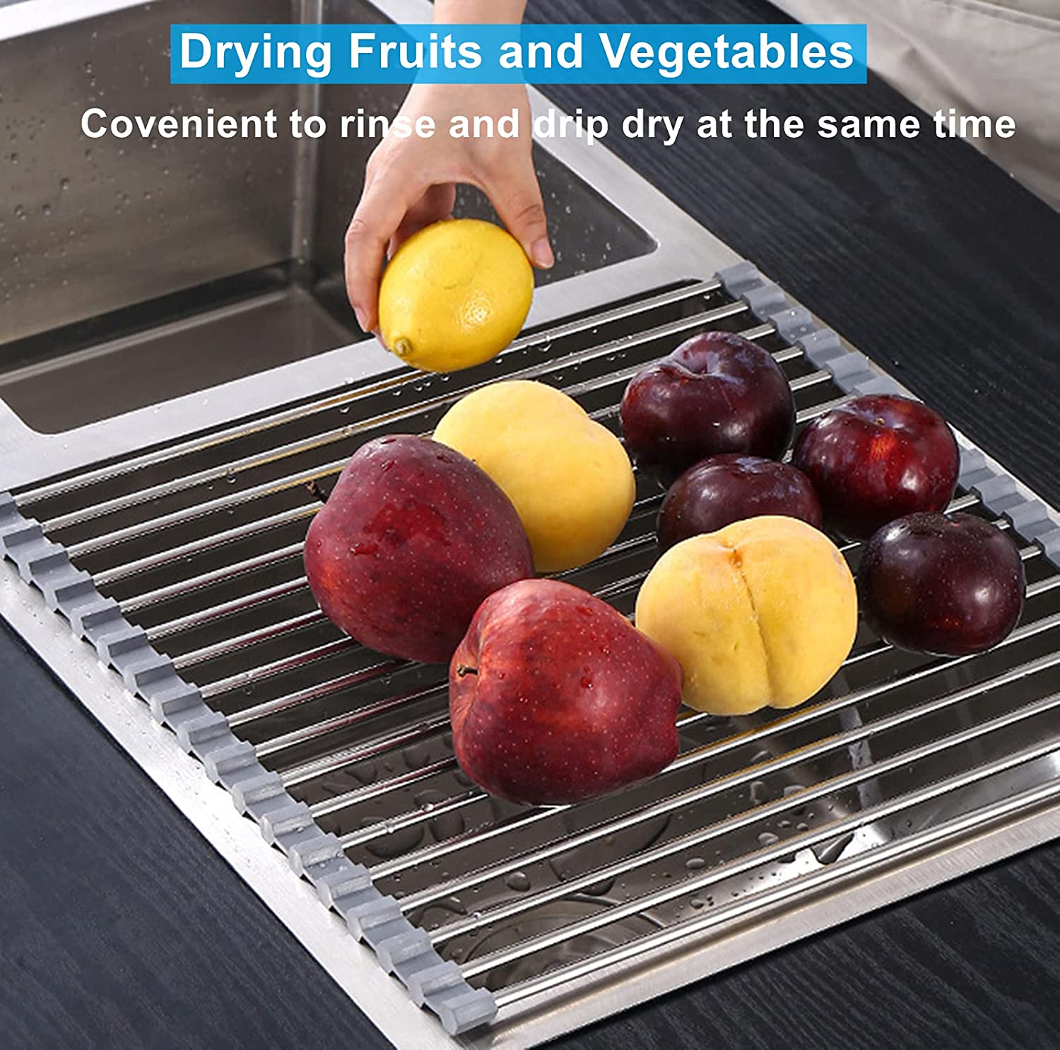 Roll up dish & vegetable drying rack – DealsBoutiq